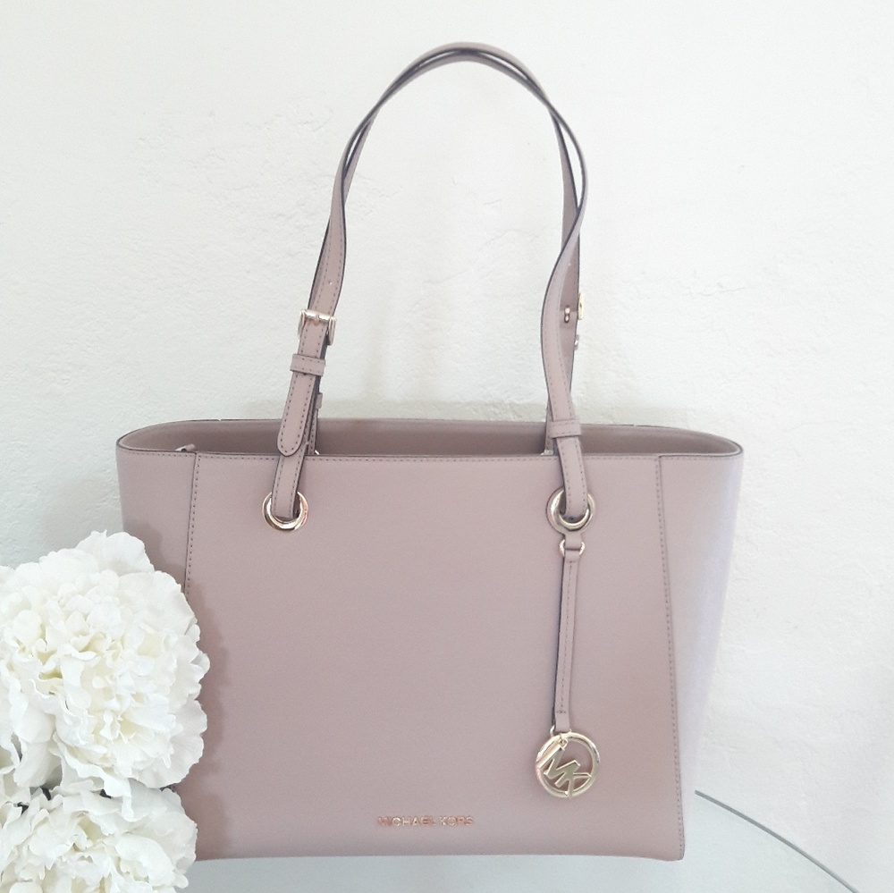 NWT MICHAEL KORS LEATHER WALSH TOTE SHOULDER BAG